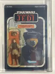 1983 ROTJ LEIA BOUSHH DISGUISE AFA 80+ Y-NM 65 Back Kenner Return of the Jedi