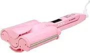 Ceramic Three Tubes Hair Curlers Digital Display Big Wave Hair Waver Curling Irons Curler Quick Heat Hair Style Tool