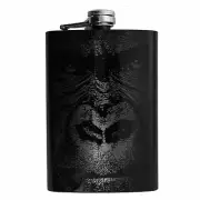 8oz BLACK Kong Flask