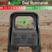 Holographic Sight Tactical Red/Green Dot Sight 551 Rifle Scope For Outdoors 20mm