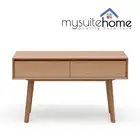 Alison White Oak Veneer 1.3m Console Table