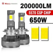 H11 LED Car Headlight H7 Canbus 650W 200000LM Bulbs H4 H1 HIR2 9005 HB3 9006 HB4