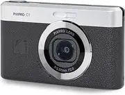 KODAK Pixpro C1 – Ultra-Compact Digital Camera | 13MP BSI CMOS, 4X Zoom, 2.8" LCD Screen, LED Flash, Built-in Battery – Black