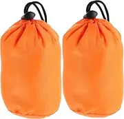 [Abaodam] Storage Bag for Raincoat Portable Organizer Pouches with Draw for Outdoor Travel and Emergency Preparedness Durable Raincoat Protector