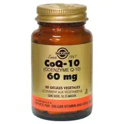 Solgar CoQ 10 60mg Cardiovascular Antioxidants 30 Veg Capsules