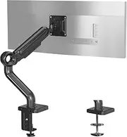 Altus Heavy Duty Single Monitor Arm Gas Spring Swivel Gaming & Office VESA 35”Screen