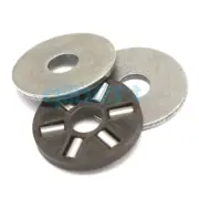 (5) 4x14x2mm Thrust Needle Roller Bearing AXK0414TN ABEC-1 Each With Two Washers