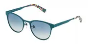 Furla SU4340 1H9X Women’s Sunglasses Green Size 51