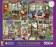 Ceaco - 4 in 1 Multipack - Tracy Flickinger - (4) 500 Piece Jigsaw Puzzle