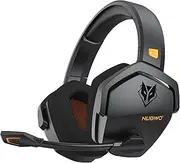 G06 Wireless Gaming Headset PS4, PS5, PC, Noise Cancelling Over Ear Gaming Headphones with Mic, 2.4GHz Ultra-Low Latency, Soft Memory Earmuffs, Wired Mode for Xbox One, Xbox Series X Games