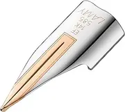 Lamy Fountain Pen Nib Z 58 14 Carat Rose Gold Bicolour (Silver Rose Gold) - EF Nib Size - Suitable for Dialog cc - Partially Palladinated