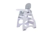 3 in 1 High Chair Highchair Convertible Play Table Conversion Seat - Grey