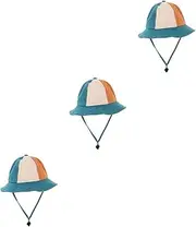 [DEARMAMY] 3pcs Children's Sun Hat Summer Hats Called Sun Hat Sun Hat for Hats Caps Sun Hats Sun Hat Sun Hat Fisherman Hat Wide Brim Sun Hat Hat Cotton