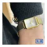 ROSEFIELD OCTAGON XS MESH GOLD 方型米蘭錶帶女錶-金☆公司貨_實體店面◎富興鐘錶