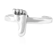 Sterling Silver Foot Toe Ring