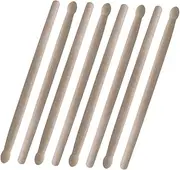 Hoement 4 Pairs Wooden Drumsticks for Waist Drum Durable Percussion Snare Drum Stick Replacements for Beginners and Professionals Music Instrument Parts for Adults