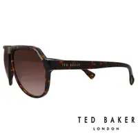 在飛比找momo購物網優惠-【TED BAKER】限量款 英國紳士石紋款飛行員太陽眼鏡(