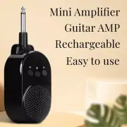 Mini Amplifier Guitar AMP 6.35mm Plug B Rechargeable For E-Guitar Bass