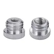 1/4 Inch Female to 5/8 In Screw Adapter for Microphone Stand & Camera Tripod