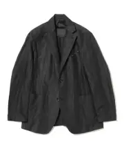 (ASK availability First) BEAMS Finjack / Mixed fabric crepe jacket new