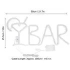 H (White Light)English Letter Modeling LED Light Bar Party Home Hanging New