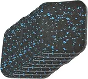 MOBUTOFU 8pcs Treadmill Mat for Hardwood Floors Noise Reducing Rubber Exercise Pads Shock Absorbing Flooring Protection Durable Gym Flooring Accessories Slip Floor Padding