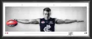 Patrick Cripps Carlton Blues Framed Wings AFL Tribute