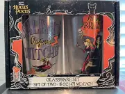 Disney HOCUS POCUS Glassware Set 16 oz Set of 2 Halloween Sanderson Sisters