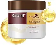 Karseell 3.38floz 100ml Collagen Hair Treatment Deep Repair Conditioning Argan Oil Collagen Hair Mask Essence for Dry Damaged Hair All Hair Types
