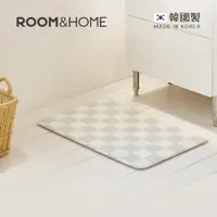 在飛比找ETMall東森購物網優惠-韓國ROOM&HOME 韓國製棋盤格印花雙面防油防水廚房地墊