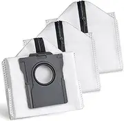 Reusable Dust Bags for Dreame X40 Ultra/ X50 Ultra/ L10s Ultra Gen2/ L10s Pro Ultra/ L20 Ultra/ L40 Ultra/ L50 Pro Ultra/ E30 Accessories, Replacement Vacuum Cleaner Bags with Zip (Pack of 3)