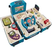 ERINGOGO Steering Wheel Toy Simulation School Bus Multi-Function Driving Game Inertia Power for Boys and Girls
