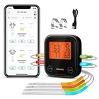 INKBIRD Bluetooth WiFi Dual Mode Wireless BBQ Thermometer IDT-34E-BW Alarm Timer