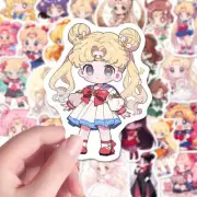 Sailor Moon 62 Assorted Sticker Sheet, No Repeats, Matte Sticker, SHIP FROM USA
