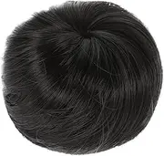 LALADEFIEE Clip-on Hair Bun Wig Hair Chignon Wig Synthetic Hair Bun Hair Plate Tool Creative Headdress Hairpiece Wig Easy to Apply