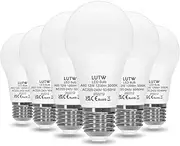 LUTW LED Light Bulbs, E27 Edison Screw Bulbs 100W Equivalent, Warm White 3000K ES Screw in Light Bulb, 12W 1200lm Super Bright Energy Saving Lightbulbs for Lamp, Non-Dimmable Pack of 6