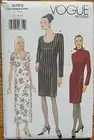 Vogue Sewing Pattern 9763 Misses Semi-Fitted Dresses Sizes 12-14-16