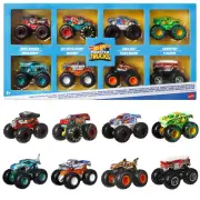 Hot Wheels Monster Trucks Live 8-Pack Set of 8 1:64 Scale Race Ace Bo