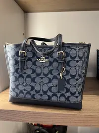 在飛比找樂天市場購物網優惠-COACH 斜背包 Mollie Tote 25 In Si