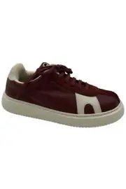 Camper Leather Lace-Up Sneakers Runner K21 Garnet