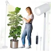 40W Grow Lights Stand for Indoor Plants Full Spectrum, Standing White-40W