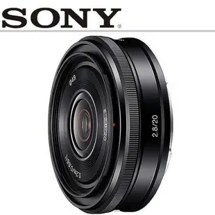 SONY SEL20F28 E 20mm F2.8 E接環專用 定焦 餅乾鏡 20mm 公司貨【中壢NOVA-水世界】【APP下單4%點數回饋】