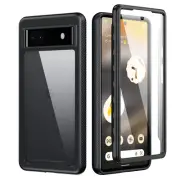 For Google Pixel 6a Full Body Shockproof Case Cover w/ Built-in Screen Protector