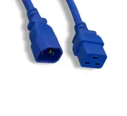 2Ft BLU Power Cord for HP HPE Aruba 6400 R0X36A Network Switches JumperCord PDU