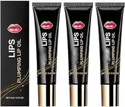 Plumpify Plumping Serum Oil, Plumpify Lip Oil Plumper, Plump-ify Lip Boosting Serums, Moisturizing Li.p Plumper Set for Dry Lips, Increase Lips Elasticity, Reduces Fines, Reduces Fines (3pcs)