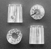 SKU 5676 Potentiometer Tools and Small Parts Clear Micro Potentiometer Knob - Pack of 4