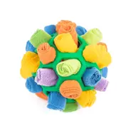 Interactive Dog Puzzle Toys Encourage Natural Foraging Skills Portable Pet Snuffle Ball Toy Slow Feeder Training green