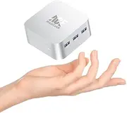 ACEMAGICIAN T8Plus Mini PC, 12th Gen Alder Lake N100 Mini PC (up to 3.40 GHz), 16GB LPDDR5 512GB M.2 SSD Mini Computer with W11 Pro l Dual RJ45 | 4K HDMI x 3 | WiFi 5 for Home/Office/School