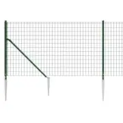 Spike Anchors Wire Mesh Fence Garden Chicken Netting Animal Fencing 1x25m