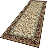HLLING Runner Rug, Non-Slip Hallway Carpet, Washable Traditional Runner Rug Carpet Runner for Hallway Kitchen Living Room (Color : A, Size : 90x250cm)